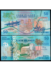 COOK ISLANDS 50 Dollars 1992 Fior di Stampa