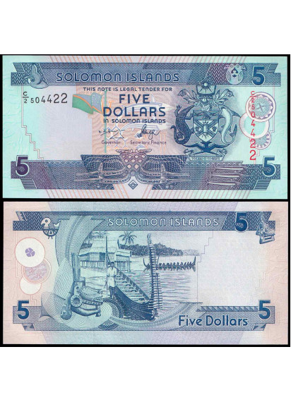 ISOLE SALOMONE 5 dollari 2004 Fior di Stampa