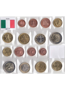 2017 - Italia Serie 8 Monete Euro Fior di Conio Fdc