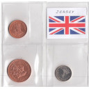 JERSEY serie di 3 monete anni misti in buona conservazione