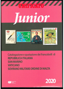 Catalogo Unificato Junior 2020 per francobolli Italia San Marino Smom Vaticano