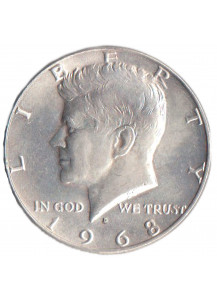 1968 Stati Uniti mezzo dollaro in argento Kennedy Q/Fdc