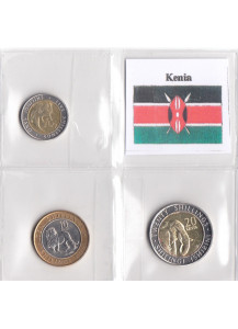 KENYA serie composta da 3 monete Q/Fdc 2018
