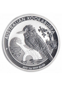 2019 - 1 Dollaro Argento 1 OZ Australia Ag. Kookaburra Fdc