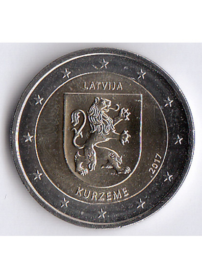 2017 - 2 Euro LETTONIA Regioni della Lettonia - Kurzeme Fdc