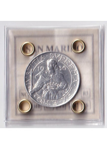 1936 - 10 Lire San Marino Monetazione Antica Ag Quasi Fior di Conio