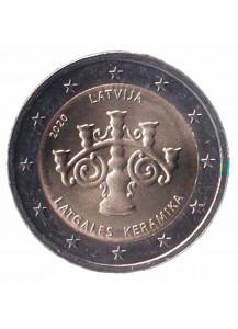 2020 - Lettonia 2 Euro Ceramica Letgalia Fdc