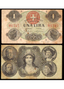 1869 - Banca nazionale del regno D'Italia 20/01/1869 Spl Rara