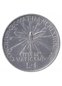 1962 - 1 Lira Vaticano Giovanni XXIII "Concilio" Anno IV Fdc