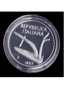 1997 - ITALIA 10 Lire  Proof Fondo Specchio