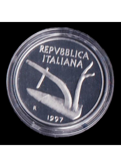 1997 - ITALIA 10 Lire  Proof Fondo Specchio