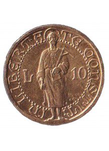 1925 - 10 Lire San Marino Oro quasi Fior di Conio Rara