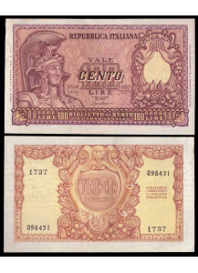 Lire 100 Italy Elmata D.M. 31-12-1951 Extra Fine