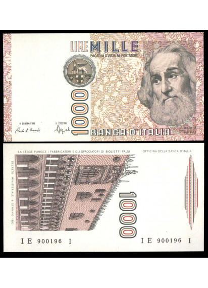1988 - Lire 1000 Marco Polo Lettera E Fior Di Stampa 