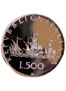 1996 - 500 Lire Caravelle Fondo Specchio