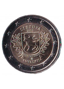 2022 - 2 Euro LITUANIA REGIONI ETNOGRAFICHE SUVALKIJA Fdc
