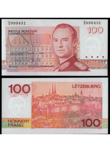 LUSSEMBURGO 100 Francs 1986 Fior di Stampa