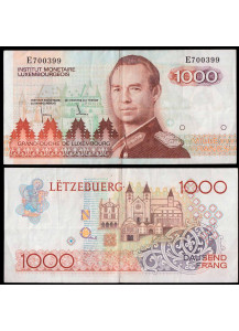 LUSSEMBURGO 1000 franchi 1985 BB+