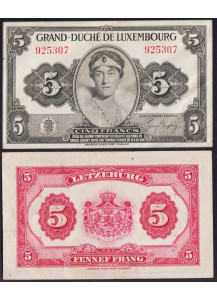LUSSEMBURGO 5 Francs 1944 Stupenda Conservazione Rara