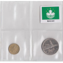 MACAO 2 monete in conservazione BB+ anni misti