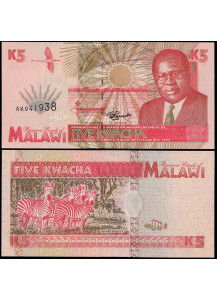 MALAWI 5 KWACHA 1995 Fior di Stampa