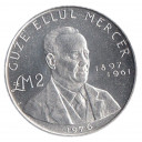 1976 - MALTA 2 Pounds Ag. Ġużè Ellul Mercer Fior di Conio