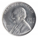 1973 -  MALTA 1 Pound Manwel Dimech AG Fior di Conio
