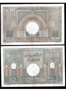 MAROCCO 50 Francs 1947 Stupenda Rara