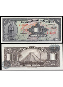 MESSICO 1000 Pesos 1971 Serie BKS Fior di Stampa