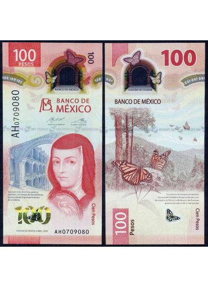 MESSICO 100 Pesos 08.05.2020 (2021) Polymer