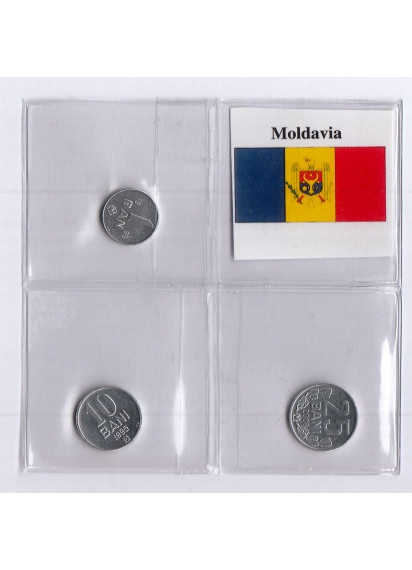 MOLDAVIA Set composto da 3 monete Fdc
