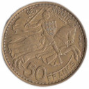 MONACO 50 Franc 1950 Ranieri III BB