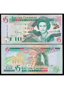 MONTSERRAT Caribbean States 5 Dollari 2000 FDS