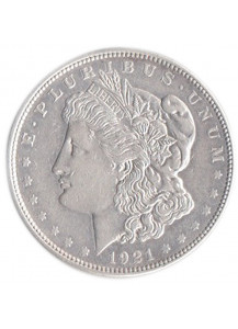 1921 - 1 Dollaro Argento Stati Uniti Morgan  Quasi Spl