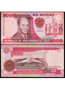 MOZAMBICO 1000  Meticais 1991 Fior di Stampa
