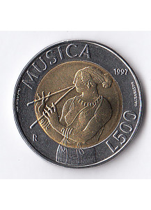 1997 - Lire  500 Bimetallica Musica San Marino