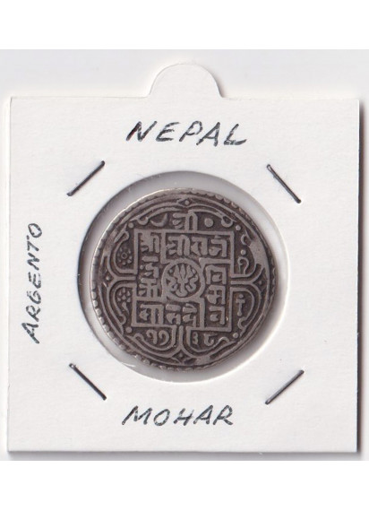 NEPAL 1 Mohar 1899 (SE1821) AG BB+