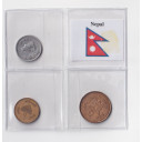 NEPAL Set composto da 3 monete BB+ anni misti
