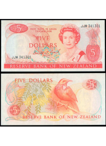 Nuova Zelanda  5 Dollars 1981 Fior di Stampa