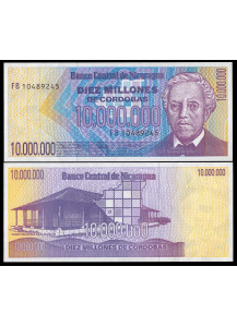 NICARAGUA 10.000.000 Cordobas, Général J.D. Estrada - 1990 Fds