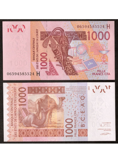 NIGER (W.A.S.) 1000 Francs 2003 Fds
