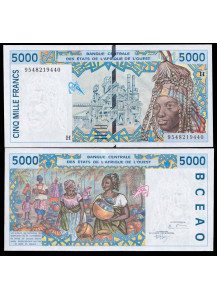 NIGER Stati Africa Occidentale 5000 Francs P 613 Hc