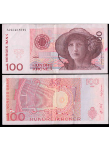 NORVEGIA 100 Kroner K Flagstad 1995 Very Fine+
