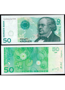 NORVEGIA 50 Kroner 1996 Fior di Stampa