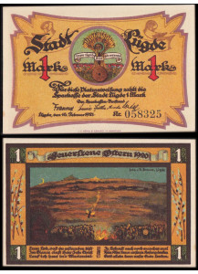 GERMANIA Notgeld 1921 1 Mark Fior di Stampa