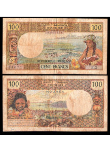 NUOVA CALEDONIA 100 Francs 1971 MB