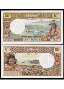 NUOVA CALEDONIA 100 Francs 1971 P 59 Fior di Stampa