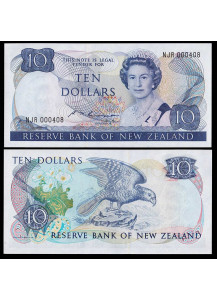 NUOVA ZELANDA  10 Dollars ND 1985-1989 P 172 b Fds