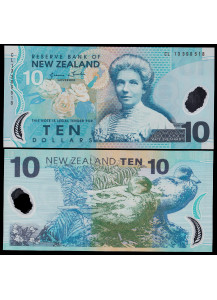 NUOVA ZELANDA 10 Dollars 2015 Polymer Fior di Stampa