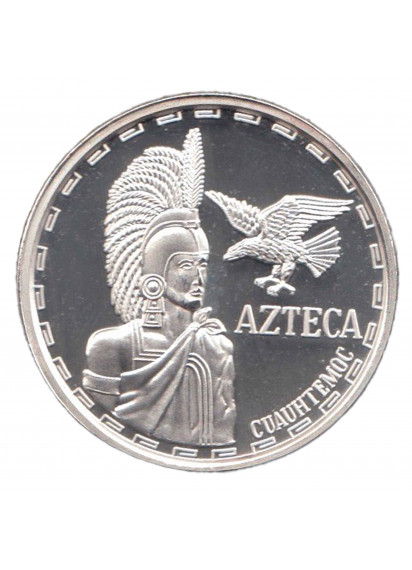 Oncia in argento puro 999 Soggetto Azteco da investimento